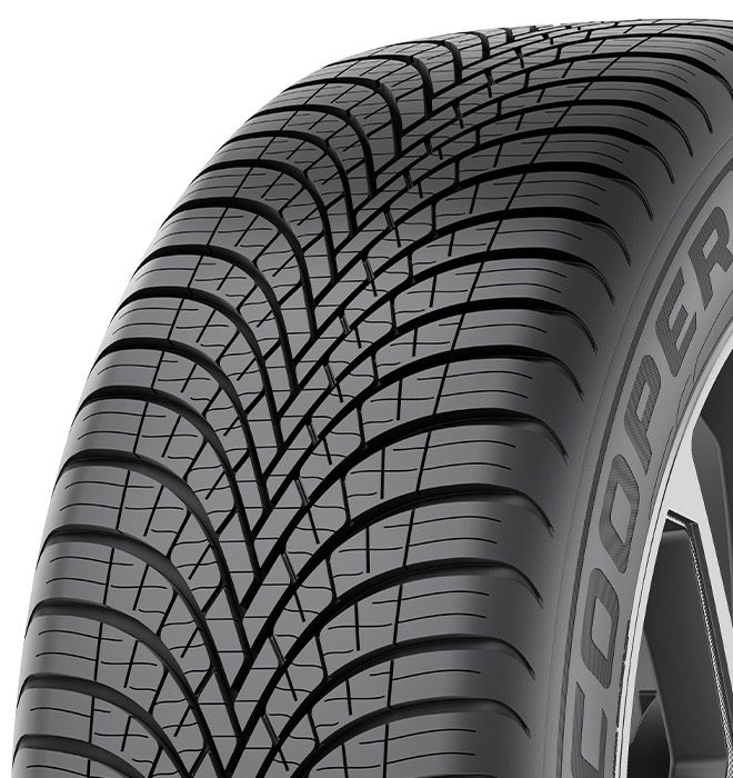 COOPER ALL SEASON, 185/60 R14 86H označení pneumatik EU – hodnocení přilnavosti za mokra: C, hodnocení spotřeby paliva: C, hodnocení hluku: 71 dB,  pneumatika na sněhu